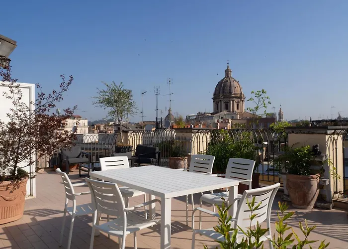 Terrace Apartment On The Monuments Of Rome
